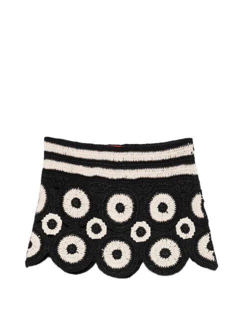 Simon Miller Beep Beep crochet mini skirt Black W52634139