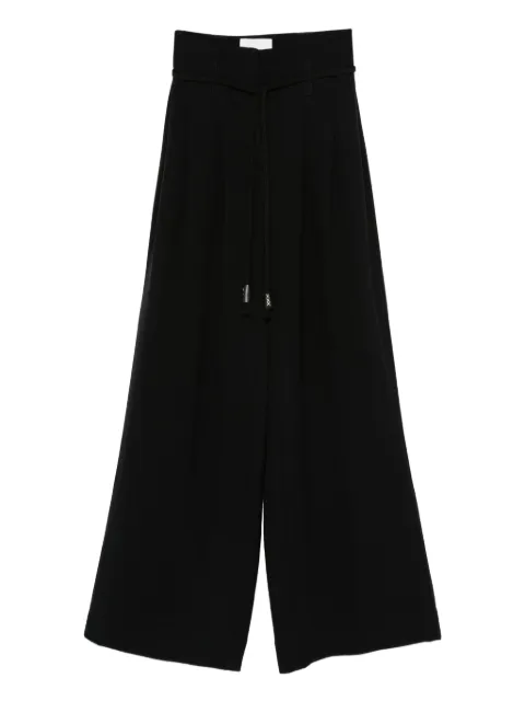 Nanushka high-waist belt trousers Black NW25FWPA03299