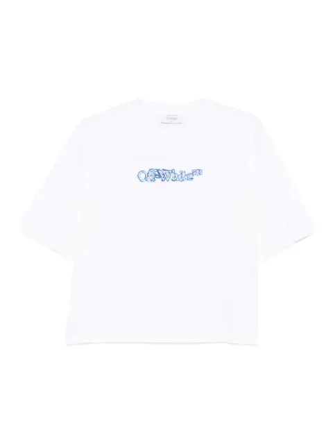 Off-White logo-print T-shirt White OWAA124F25JER0040147