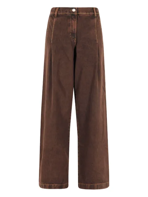 Federica Tosi button-fastening jeans Brown 30805305