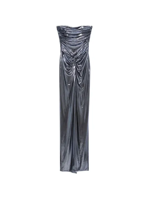 Retrofete Maytal ruched maxi dress Blue R2510925