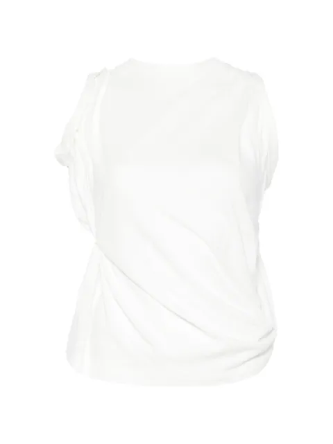 OUR LEGACY Twisted short-sleeves T-shirt White W2266TF