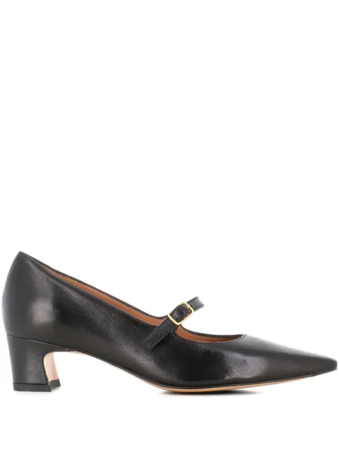 Tassinari buckle-strap pointed-toe pumps Black V428A