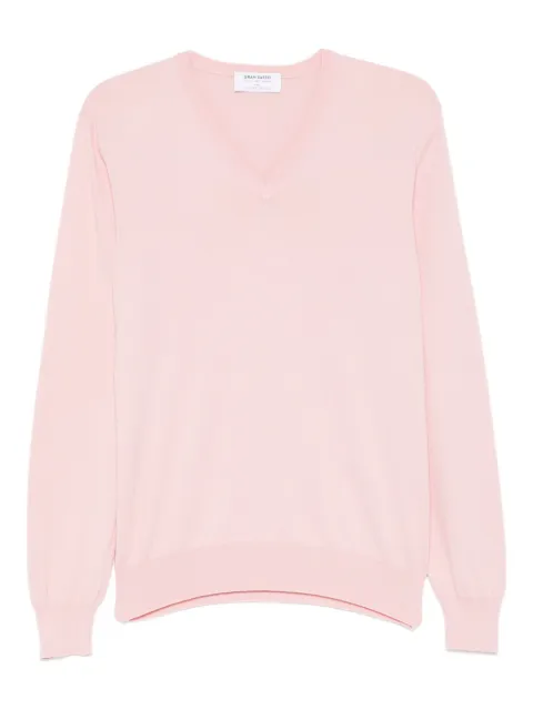 Gran Sasso V-neck sweater Pink 5514921801