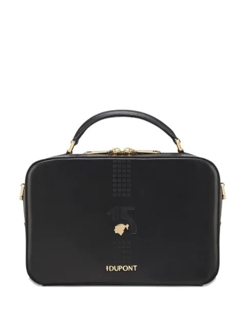 S.T. Dupont logo-print shoulder bag Black 1BE183BK1