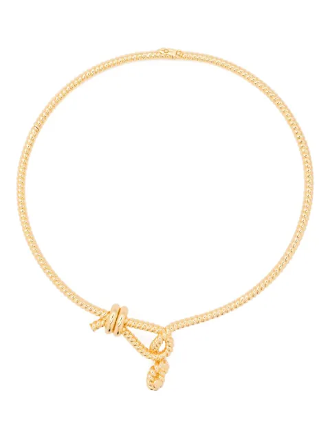 Eddie Borgo knotted rope necklace Gold NK9010