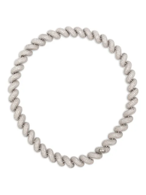 Eddie Borgo rope pavé necklace Silver NK8997P