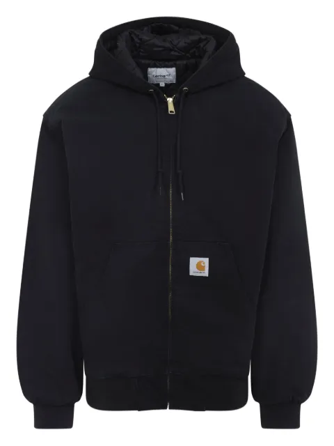 Carhartt WIP hooded cotton jacket Black I035891