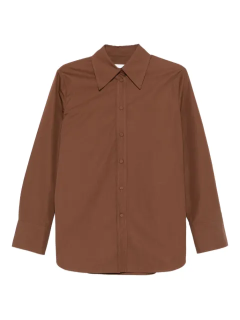 Jil Sander button-down long-sleeve shirt Brown J02DL0255J45002