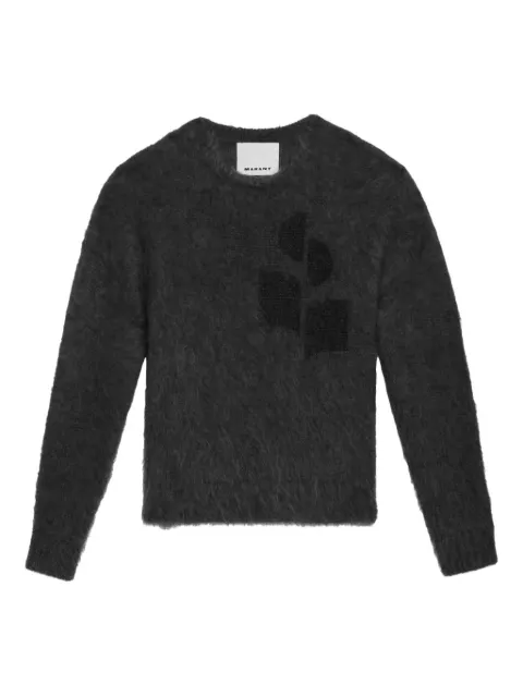 MARANT graphic-print sweater Grey PU0805HAC4L07H