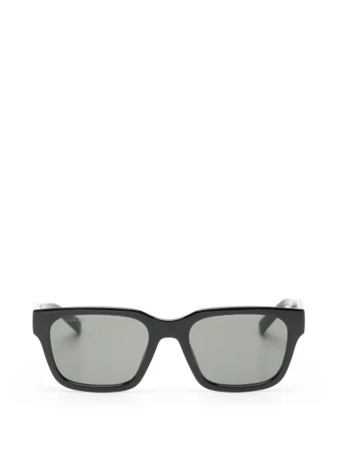 Gucci Eyewear Web-stripe square-frame sunglasses Black GG1857S