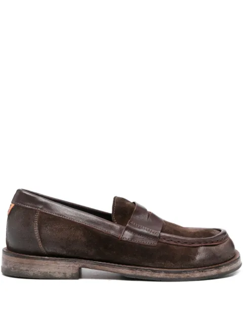 Moma penny suede loafers Brown 86503EFK