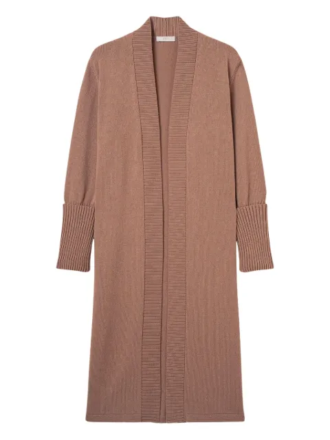 Fedeli ribbed-cuff cashmere cardigan Brown MD007055
