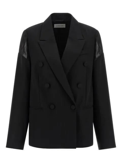 ARMARIUM Sveva double-breasted blazer Black ARMTMB010W022002BLACK