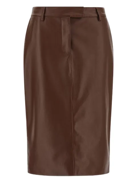 Giuseppe Di Morabito leather pencil skirt Brown 05FWSK145P0535130