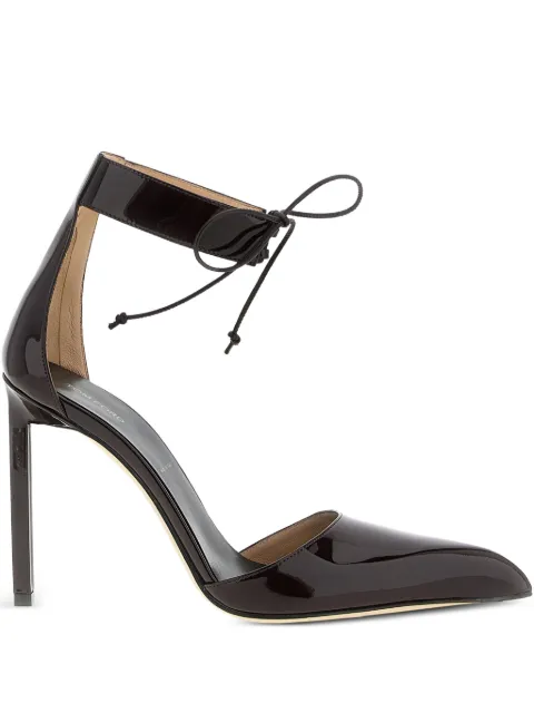 TOM FORD 105mm patent-finish leather pumps Red W3771LCL072N1R019