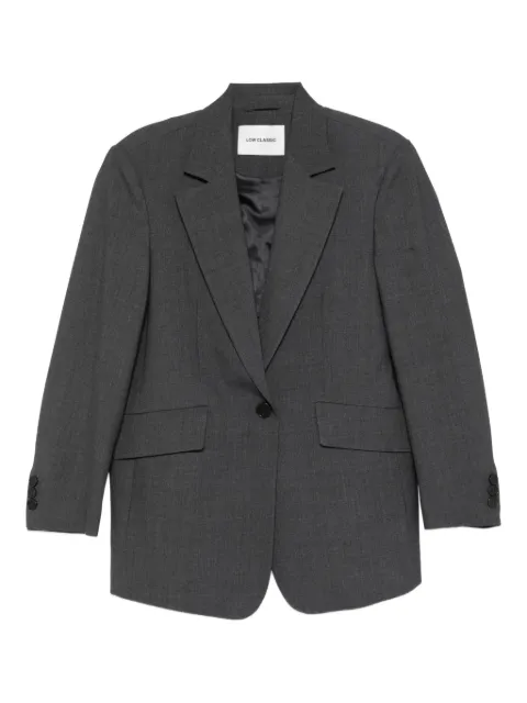 Low Classic single-breasted blazer Grey LW253JK02