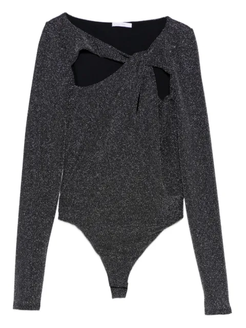 Patrizia Pepe cut-out bodysuit Black 2M4506J340K478