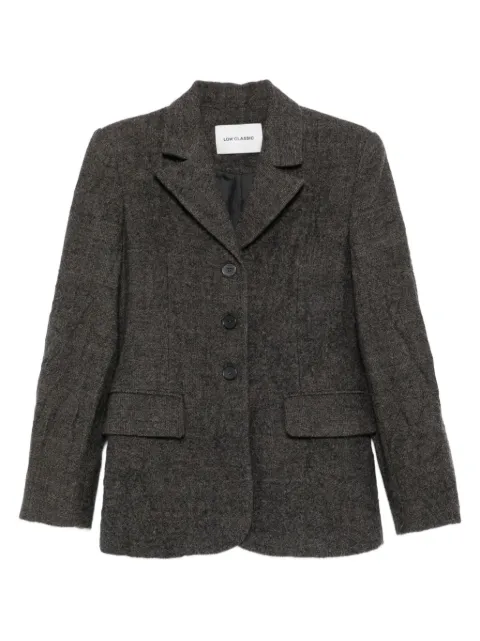 Low Classic single-breasted wool blazer Grey LW253JK03