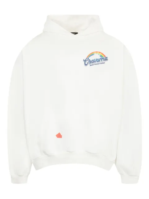 Willy Chavarria Clean & Fresh Willy Hooligan hoodie White WCJSY0116000