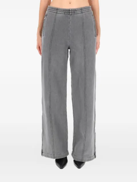 OUR LEGACY straight-leg trousers Grey W4256LWWORNBLACKHEFTYFLEECE