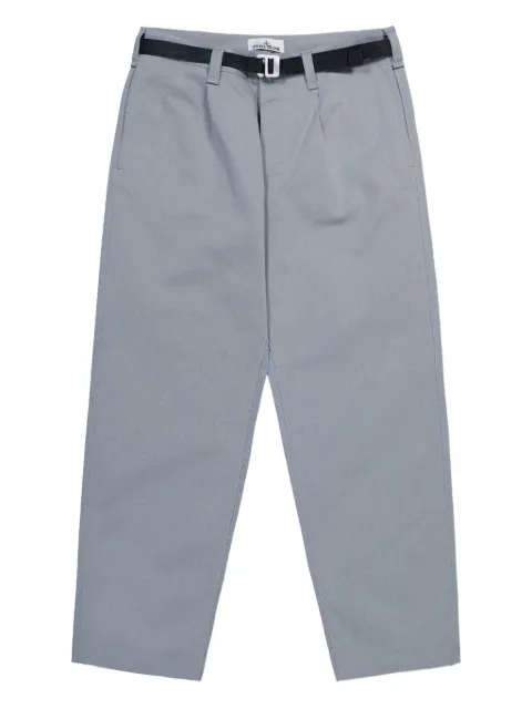Stone Island pleated trousers Blue K2S153100015S0X19