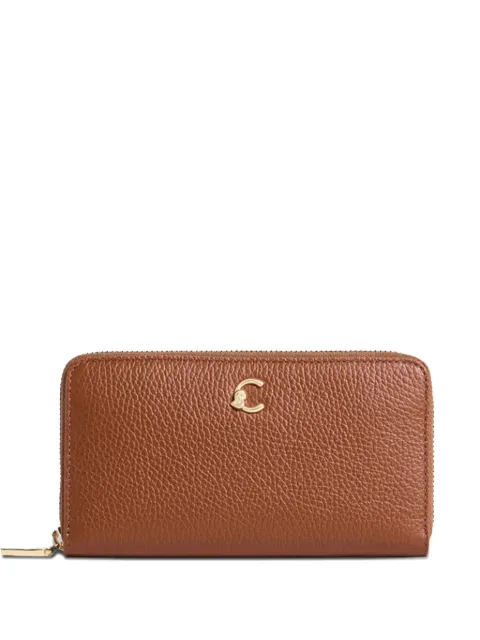 Coccinelle C-Me logo-plaque wallet Brown E2SSL113221