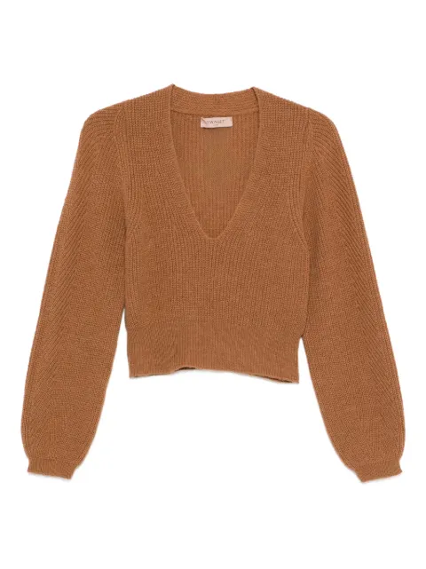 TWINSET V-neck sweater Brown 252TT306213006