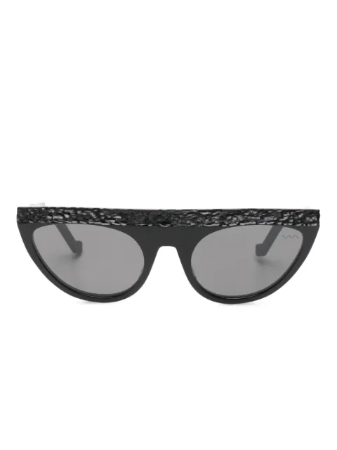 VAVA Eyewear textured cat-eye-frame sunglasses Black BL0027