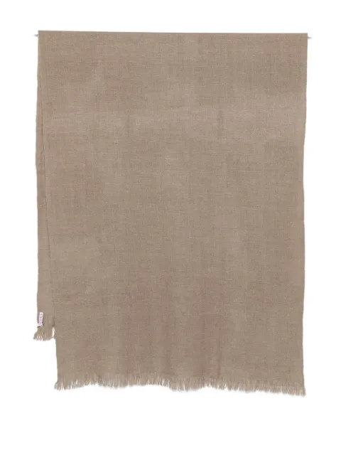 Liska frayed scarf Neutrals S75X190BEIGEMELANGE