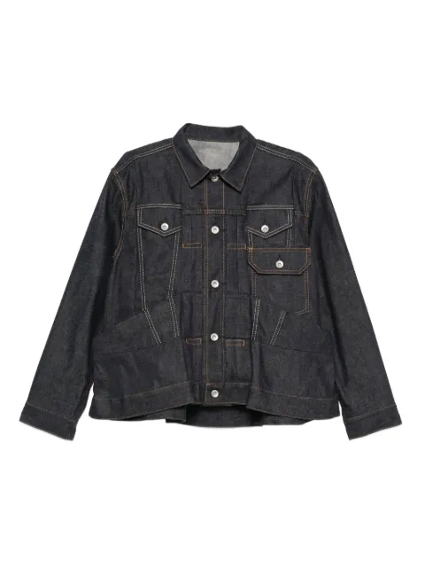 sacai pocketed cotton jacket Blue 2507954