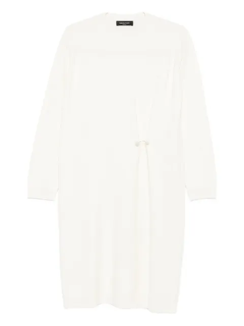 Fabiana Filippi Platinum button-fastening dress White ABD215F141L517WHITE