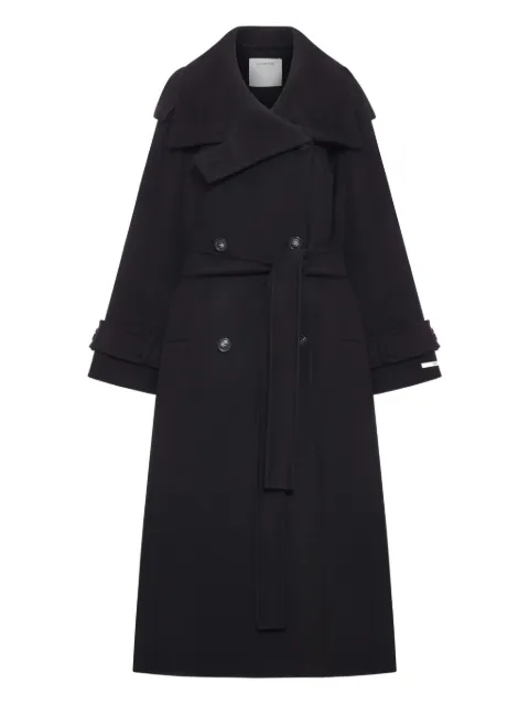 Sportmax double-breasted belted coat Black 2522016023