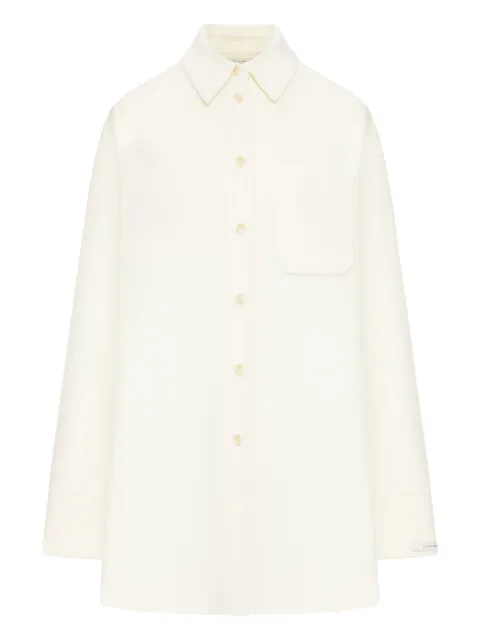 Sportmax double-faced wool shirt Neutrals 2522196013600