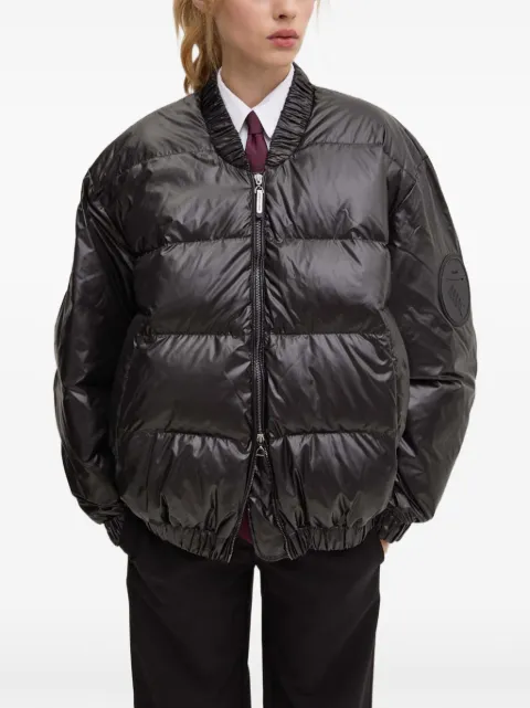 MMC STUDIO Luka quilted zip jacket Black LUKA