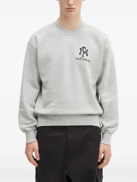 Aries logo-print sweatshirt Grey NP2000603