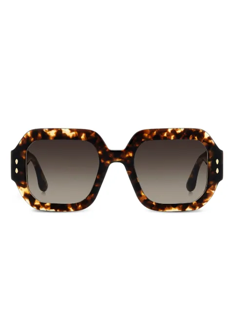 Isabel Marant Eyewear geometric-frame tortoiseshell sunglasses Brown IM0224SH
