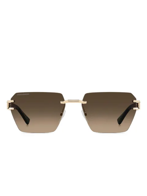 DSQUARED2 EYEWEAR logo geometric sunglasses Black D20173SG