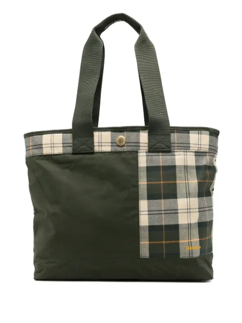 Barbour Mya tartan tote bag Green LBA0484SG71