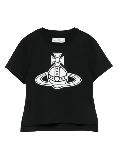 Vivienne Westwood Orb-print T-shirt Black 1G010015J001M