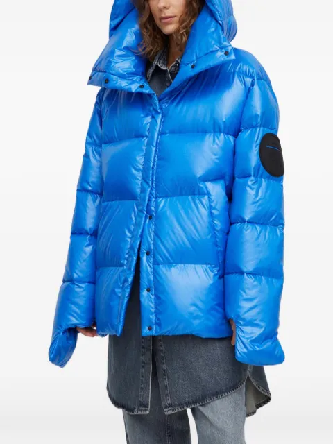 MMC STUDIO Ilona hooded padded jacket Blue ILONA