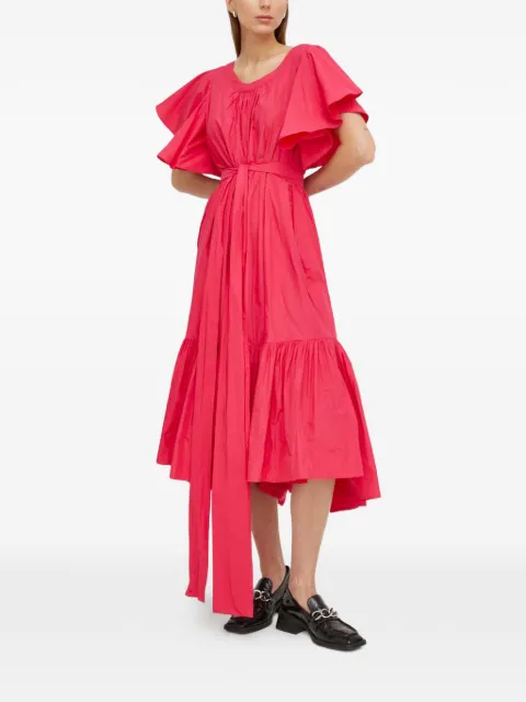 MMC STUDIO ruffled tie mania dress Pink MANIA