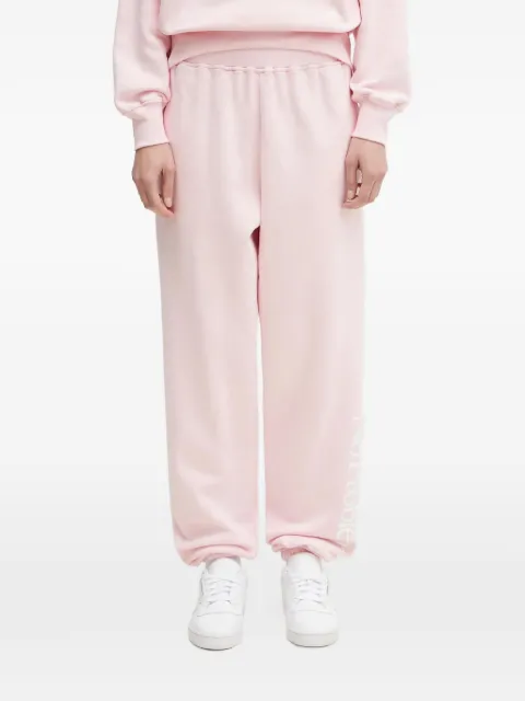 Aries elastic-waistband track pants Pink NP3000203