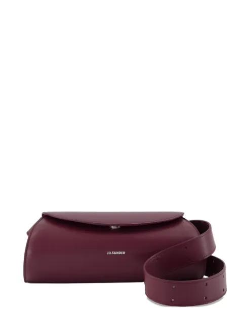 Jil Sander mini Cannolo flap magnetic-clasp shoulder bag Red J08WD0008P5355505
