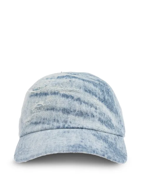 Diesel C-Feel distressed cap Blue A2166468TY