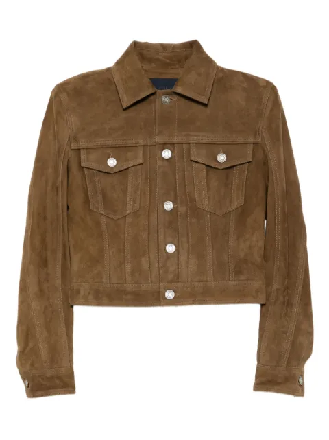 Juun.J suede jacket Brown JW593ZF04