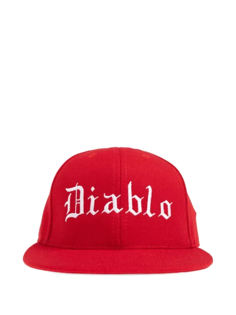Willy Chavarria logo-embroidered cap Red WCASC0039