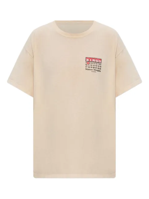 Maison Margiela logo-print T-shirt Neutrals S51GC0537S24575