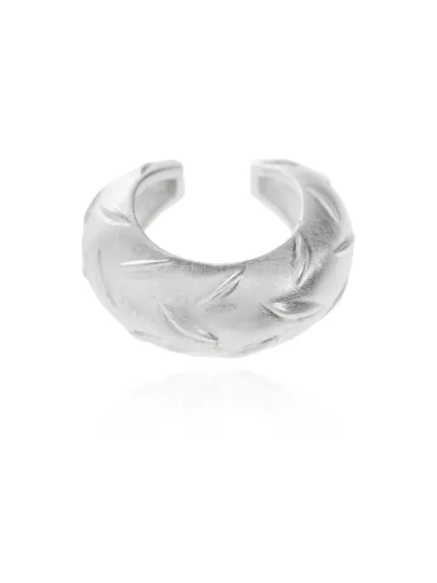 MISBHV textured ear cuff Silver 251A705