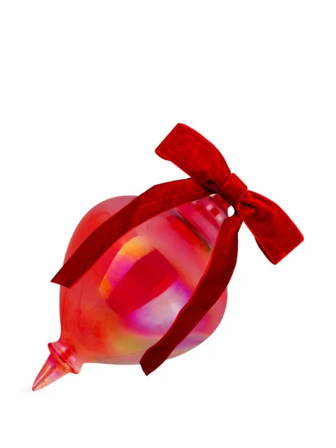 BACI MILANO iridescent glass ornament (34cm) Red XDEC3CAR01